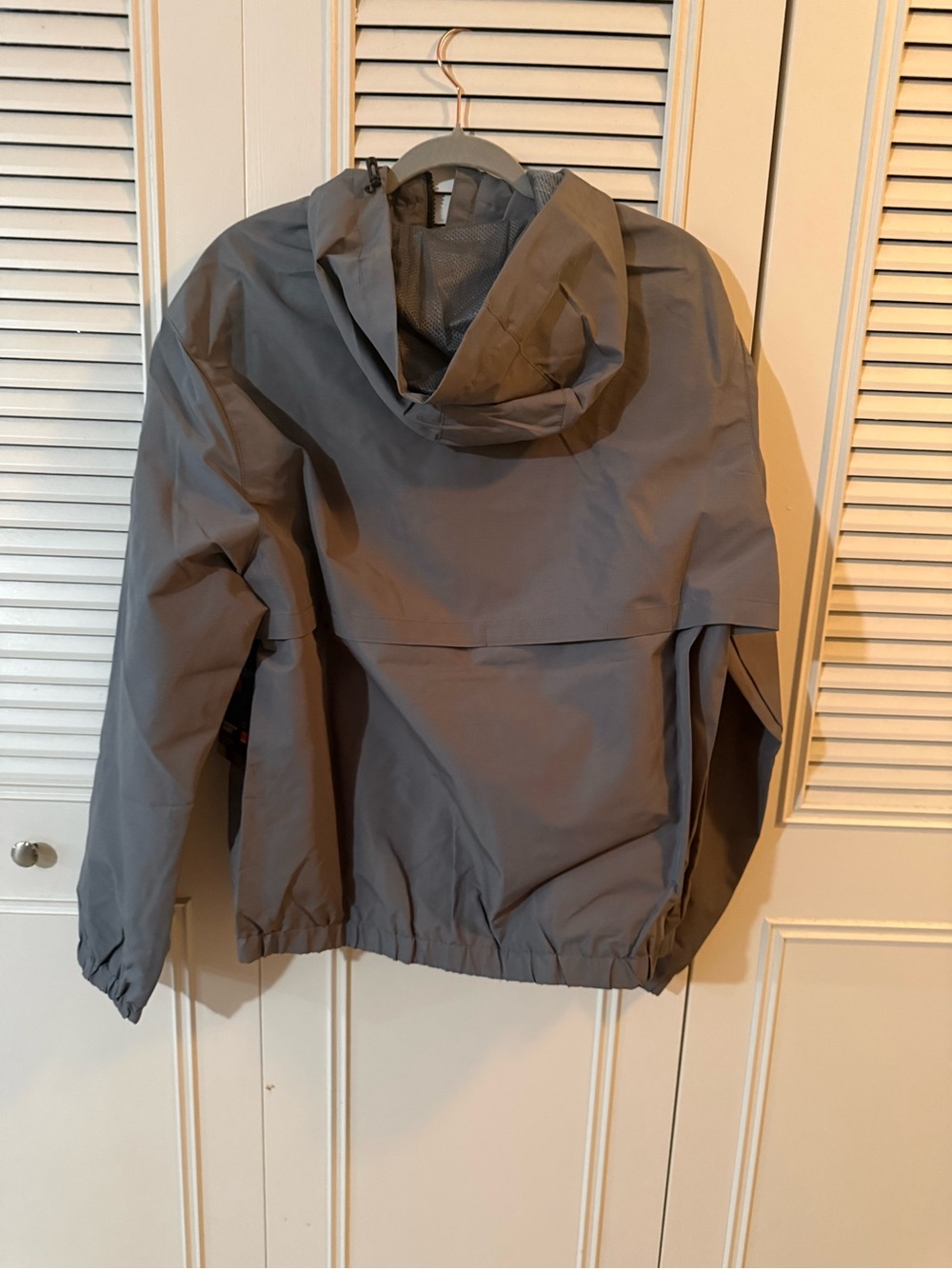 Ozark Trail Men's Gray Hooded Windbreaker Jacket - Picture 2 of 2